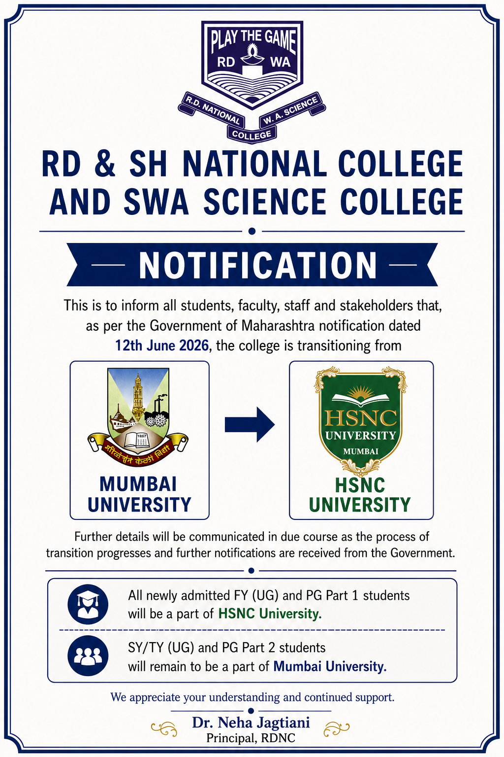 Important Notice